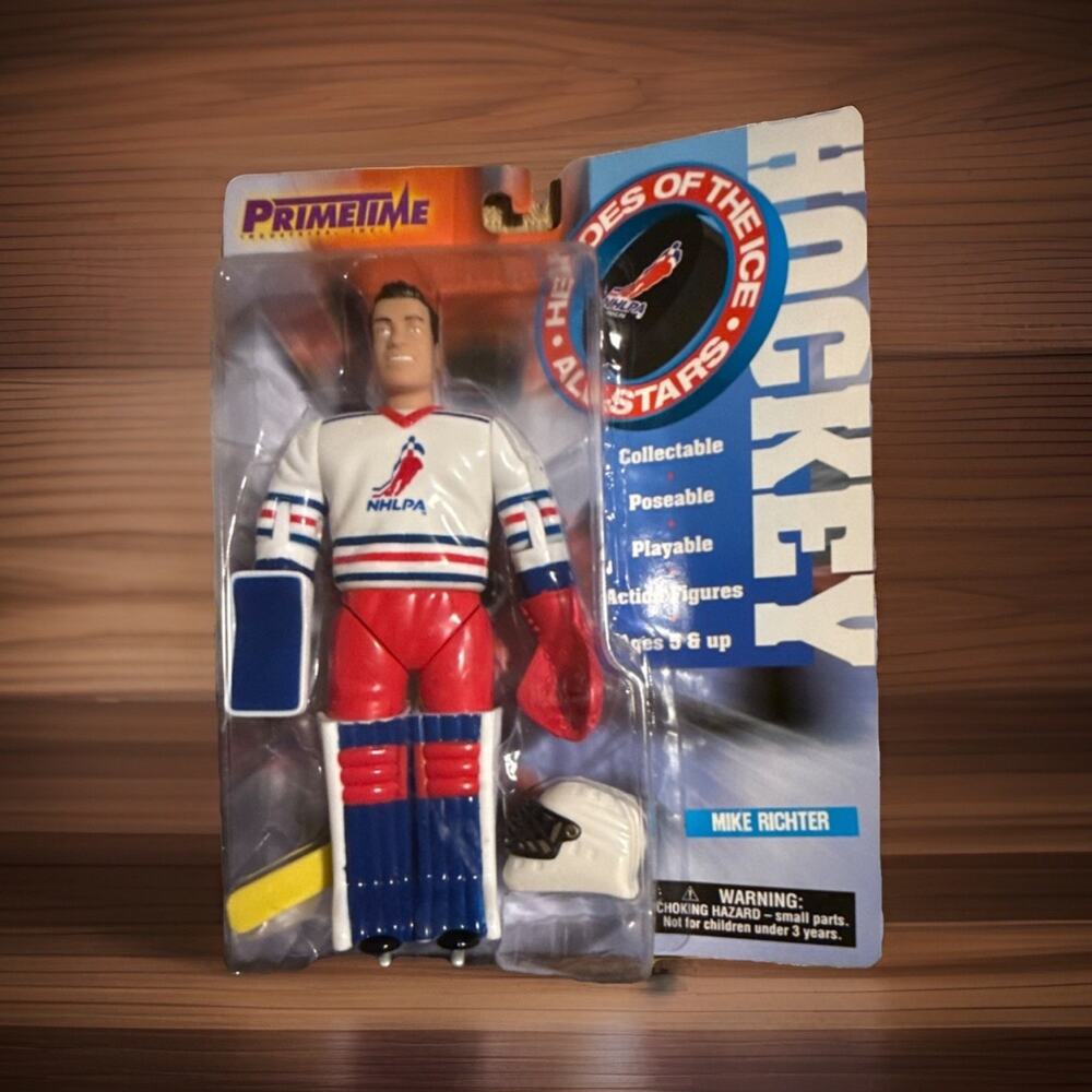 Primetime Heroes of the Ice All-Stars Mike Richter Ice Hockey Action Figure